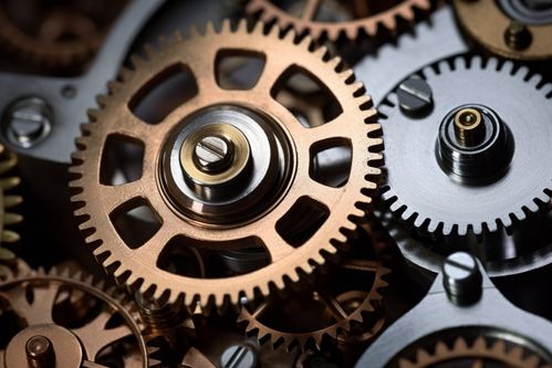 機器部件工廠工業(yè)機械齒輪零件攝影圖片 攝影圖