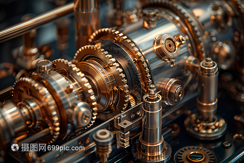 細(xì)致的機(jī)械構(gòu)件